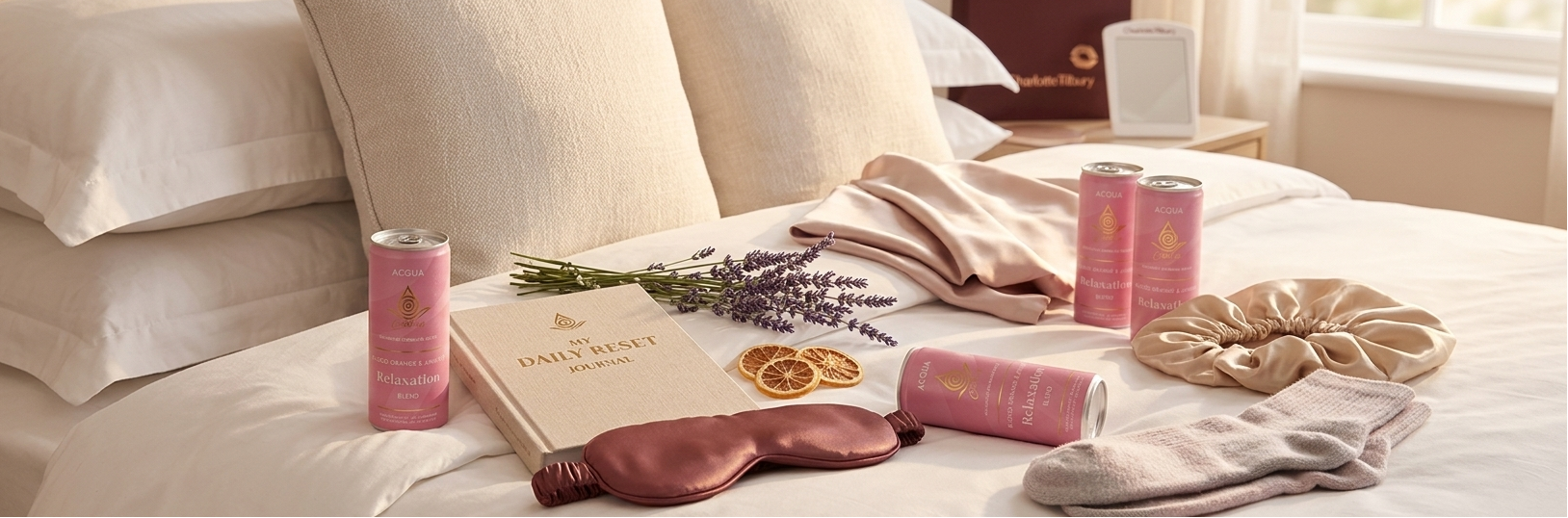 Acqua | Catalyse | unwind ritual banner | relaxation | sleep drink