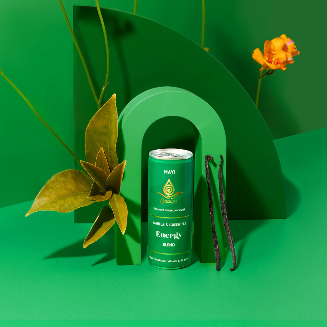 Catalyse - Mayi - The Energy Blend - Natural Energy Drink, Caffeine free - Vanilla, Honey & Green tea