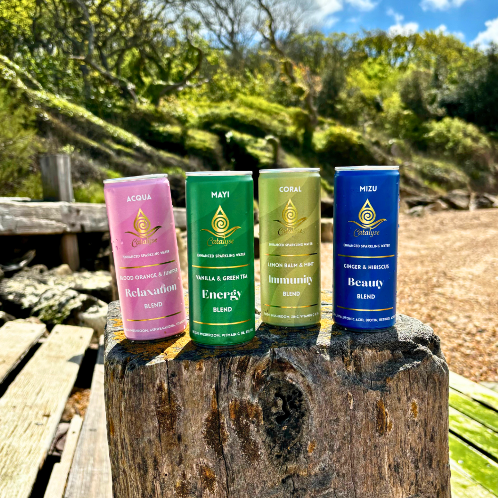 Catalyse Life Drinks | Beauty | Relaxation | Energy | Immunity | Enhanced Sparkling Water | Best Health Drinks UK