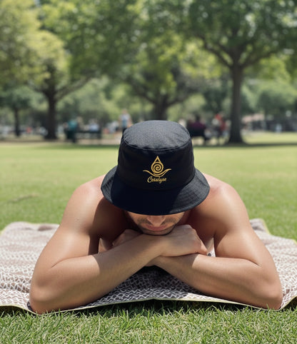 The Catalyse Gold Thread Bucket Hat