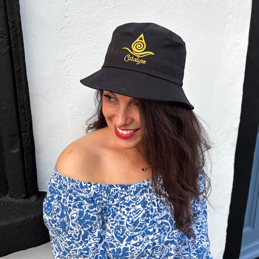 The Catalyse Gold Thread Bucket Hat