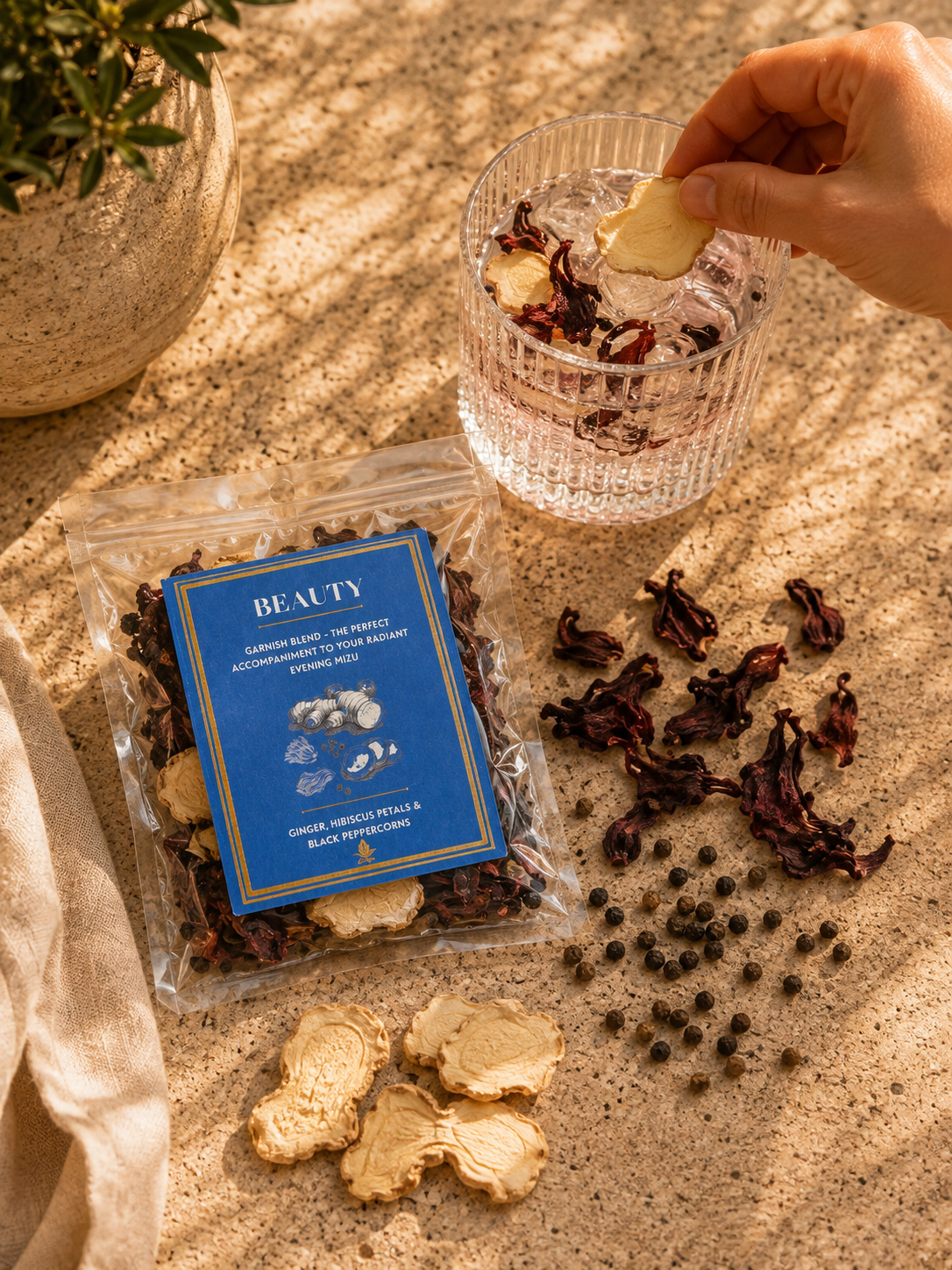 Mizu Beauty Botanical Garnish Set 