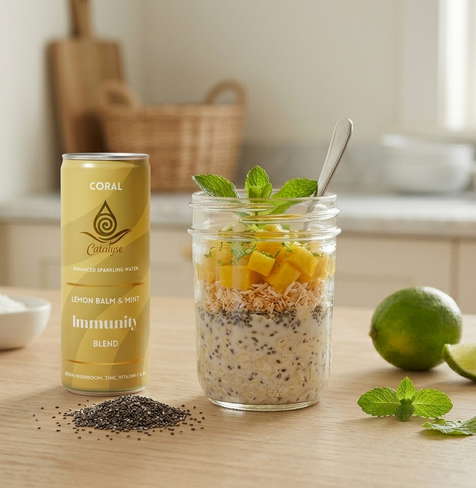 Sunrise Citrus Overnight oats | Catalyse