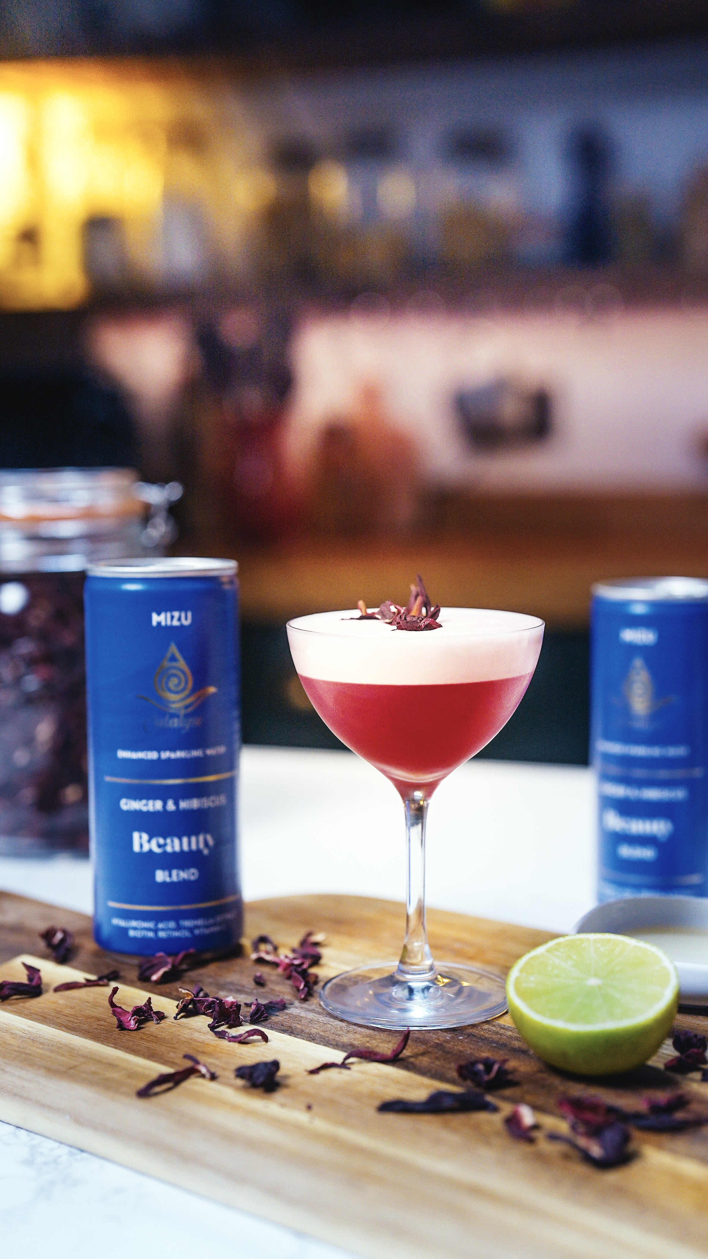 Alcohol free Mocktails | Pisco Sour | Hibiscus Sour