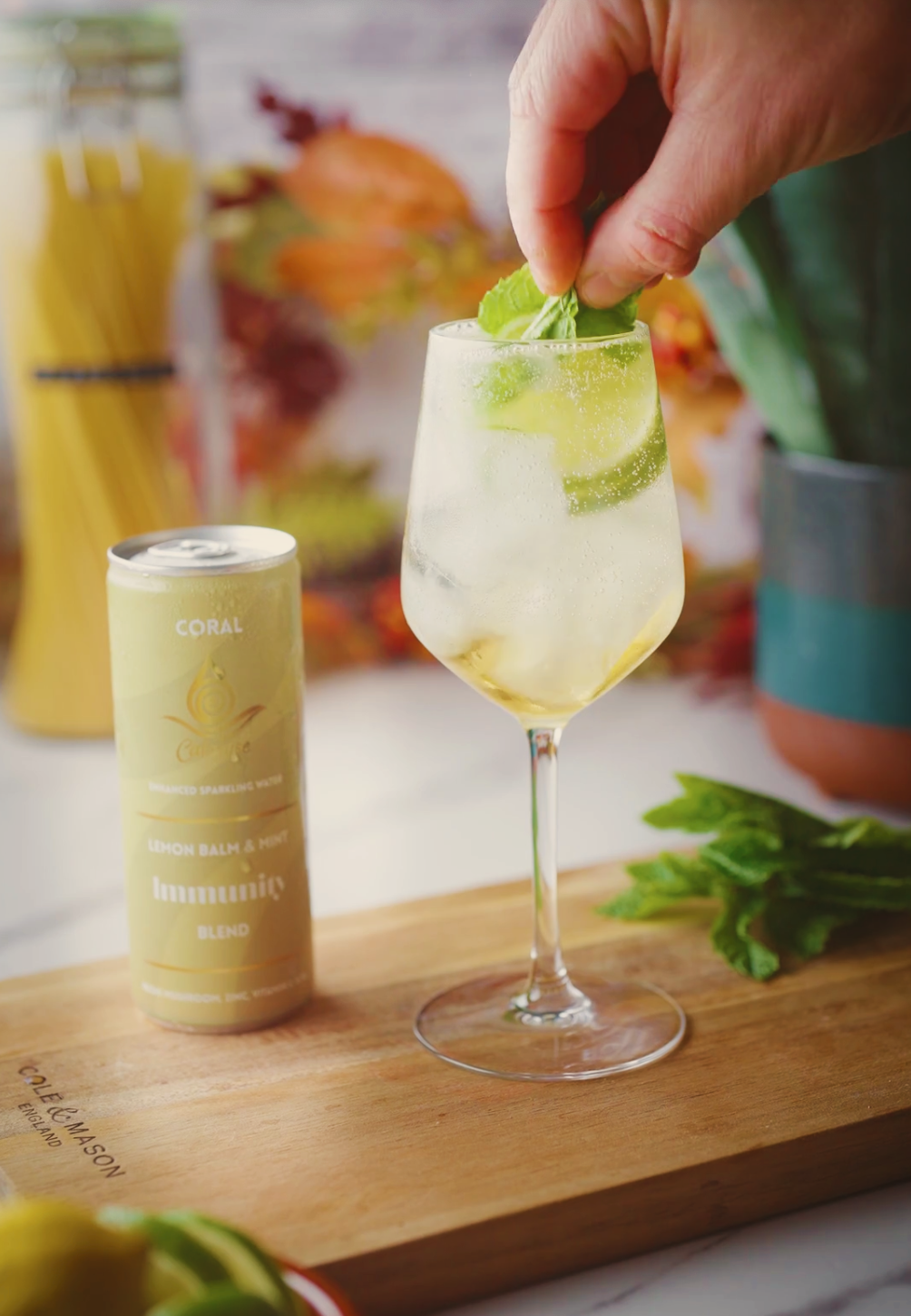 Vitality spritz | Coral - Immunity blend | alcohol free hugo spritz