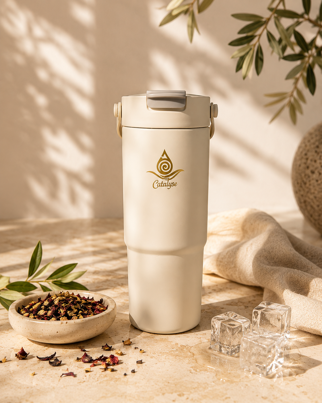 ceramic lined, dual purpose bottle