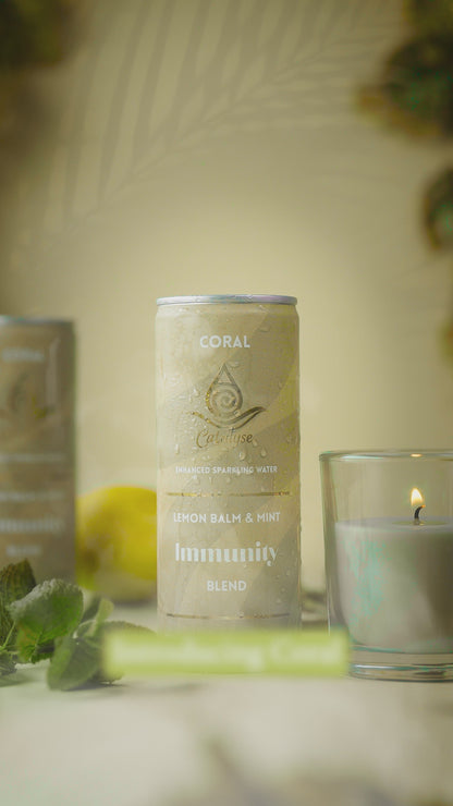 Coral - The Immunity Blend- Lemon Balm & Mint - 12 Pack